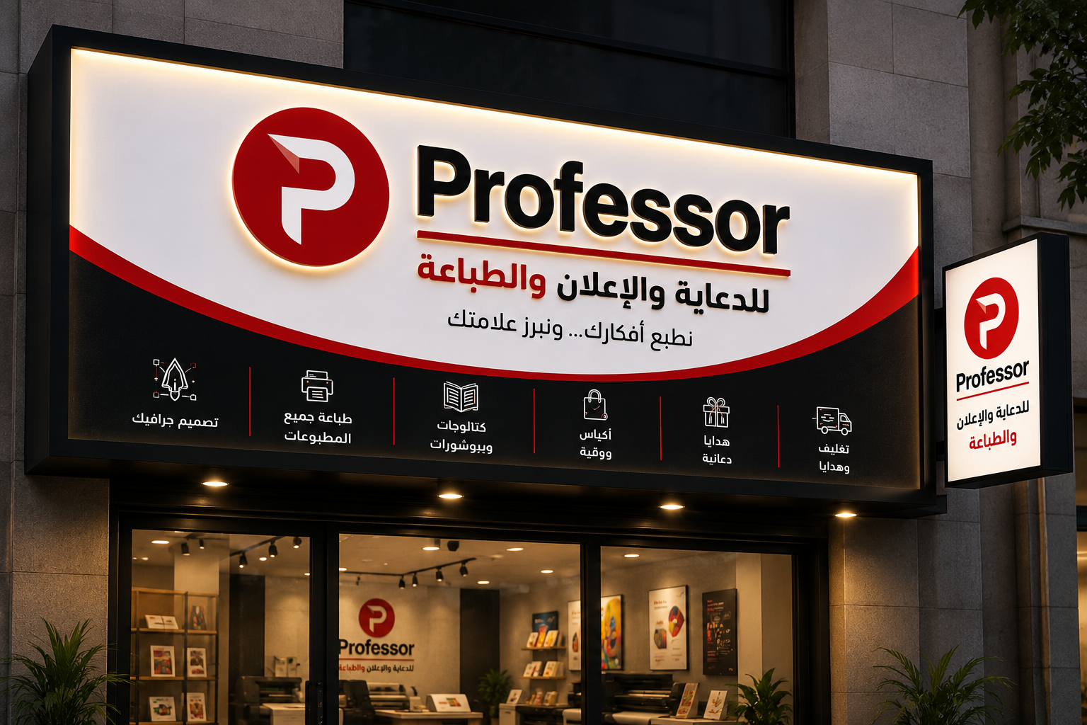 طباعة بنرات خارجية مقاومة للعوامل الجوية في مصر بجودة عالية للإعلانات والواجهات